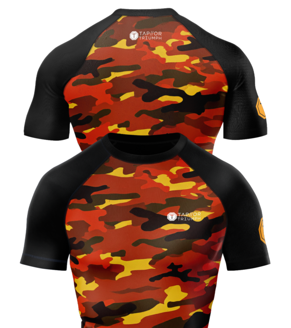 Fire Camo Rash Guard